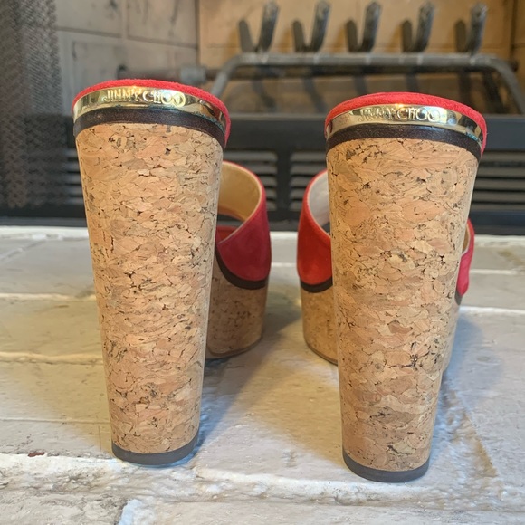 (Jimmy Choo) DeeDee Platform Sandals - Picture 6 of 11